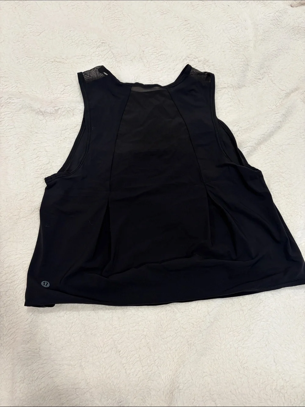 Black lululemon sculpt tank top